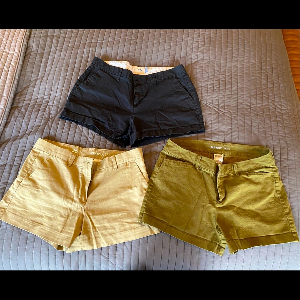Old Navy/Gap shorts set of 3- size S